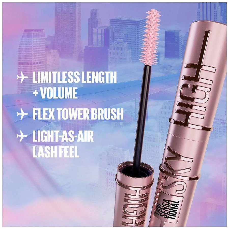 商品Maybelline New York|Lash Sensational Sky High Washable Mascara Makeup,价格¥96,第5张图片详细描述