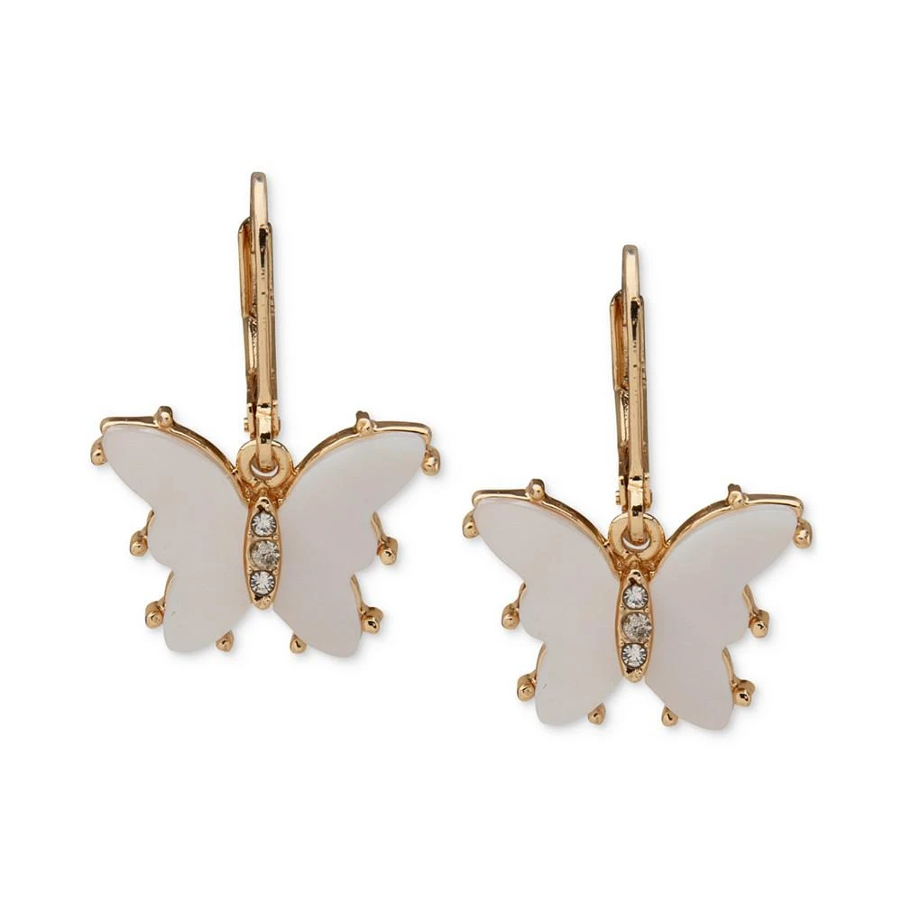 商品Lonna & Lilly|Gold-Tone Pavé & Stone Butterfly Drop Earrings,价格¥164,第1张图片