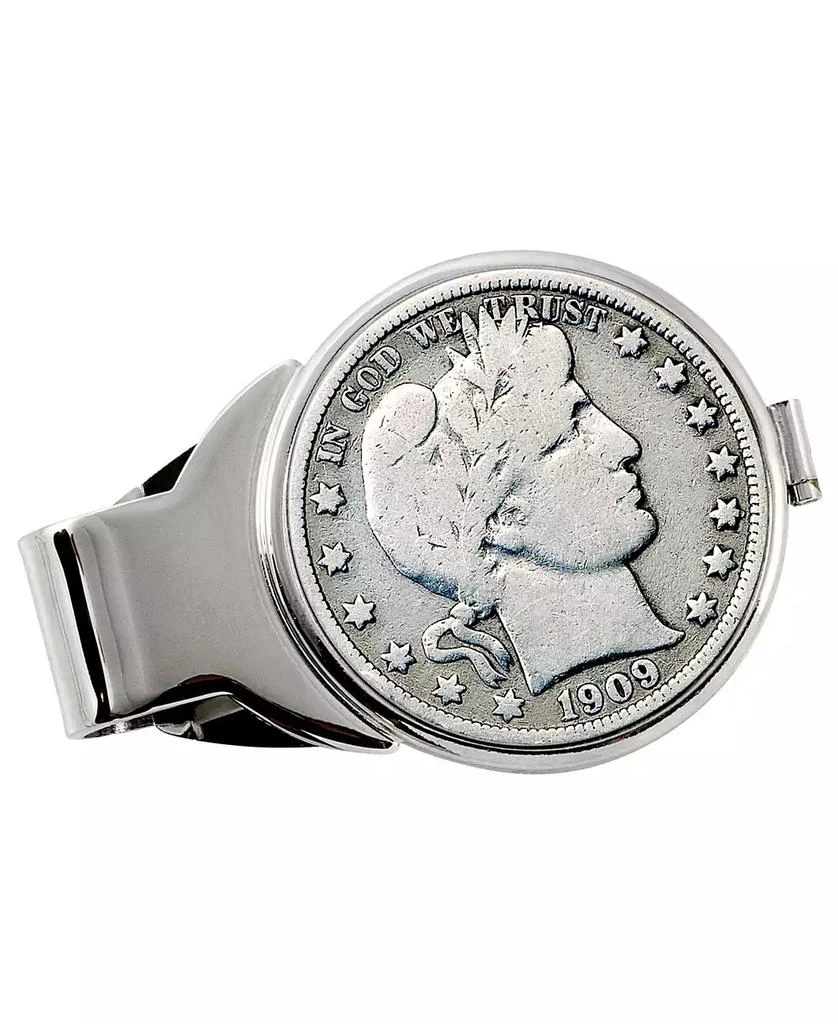 商品American Coin Treasures|Men's Silver Barber Half Dollar Coin Money Clip,价格¥598,第1张图片