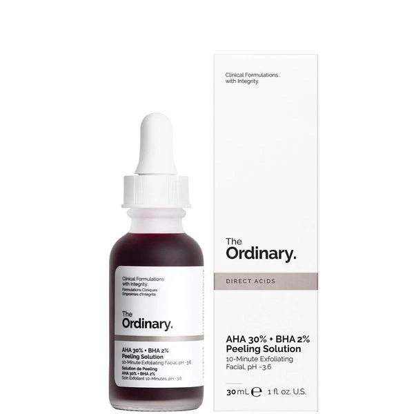 商品The Ordinary|高浓度果酸焕肤面膜精华液  AHA 30% + BHA 2%  30ml,价格¥77,第4张图片详细描述