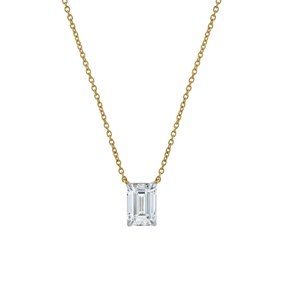 商品LuvMyJewelry|Emerald Elegance 14K Gold Lab Grown Diamond Necklace - 0.75ct,价格¥8598,第1张图片