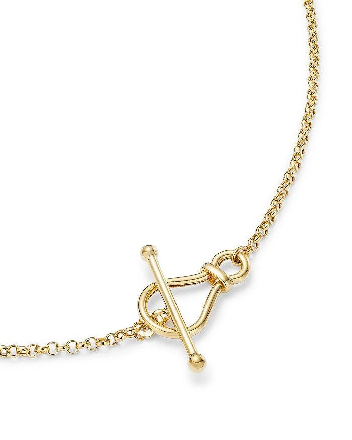 商品Bloomingdale's|Rolo Link Toggle Necklace in 14K Yellow Gold, 18",价格¥8296,第3张图片详细描述