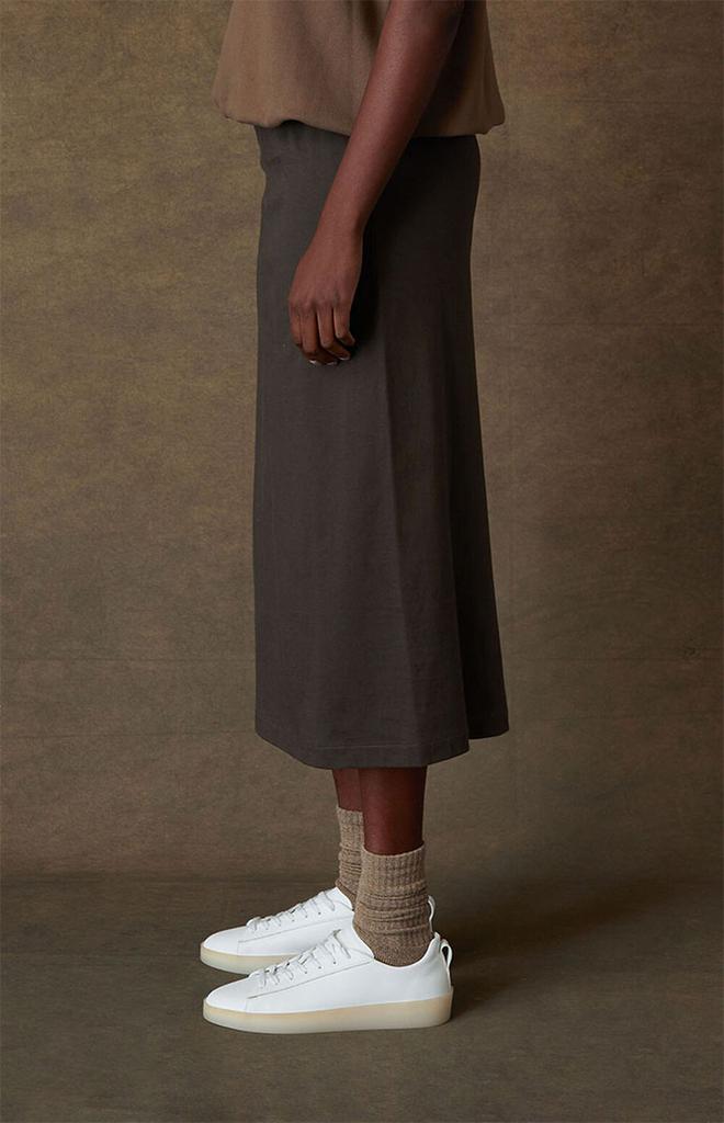 Women's Off Black Midi Skirt商品第3张图片规格展示