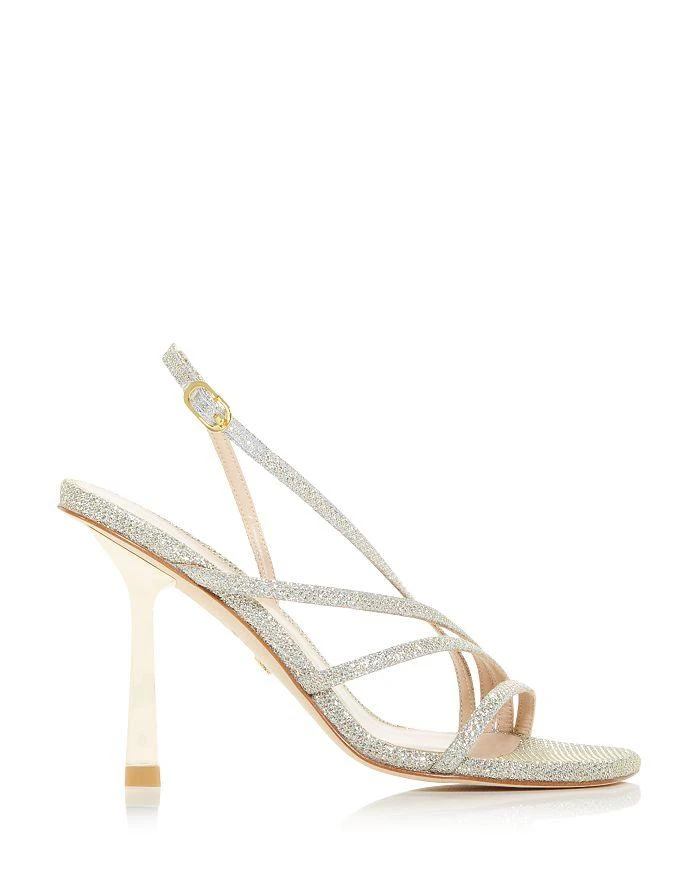 商品Stuart Weitzman|Women's Melodi Glitter High Heel Sandals,价格¥2003,第2张图片详细描述