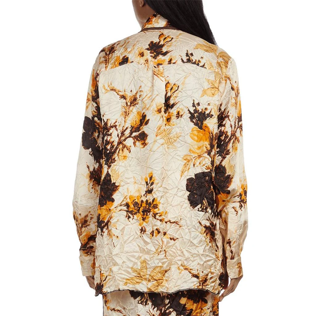 商品Kwaidan Editions|Crumpled Fluid Satin Pajama Blouse,价格¥1455,第2张图片详细描述