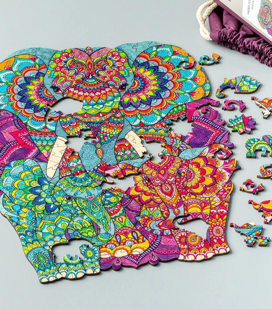 商品Wentworth Puzzles|Herd for Life Puzzle (240 Pieces),价格¥350,第2张图片详细描述
