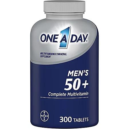 One A Day 50岁以上男性 多种维生素 (300 ct.)商品第1张图片规格展示