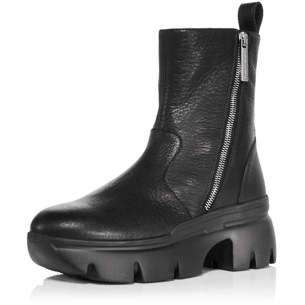 Giuseppe Zanotti Womens Saky Leather Laceless Chelsea Boots商品第2张图片规格展示