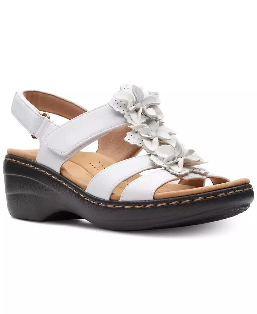 商品Clarks|Women's Merliah Sheryl Embellished Slingback Sandals,价格¥485,第1张图片