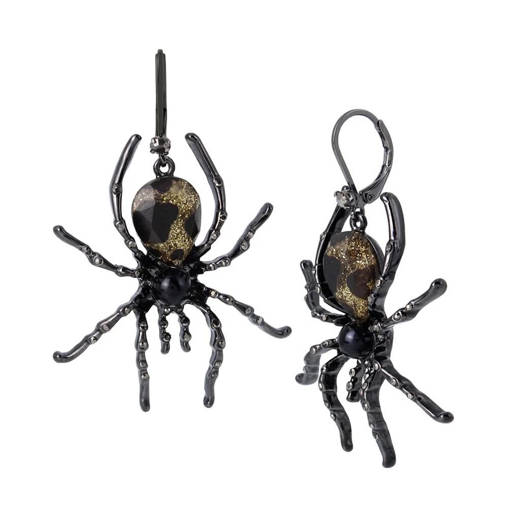 商品Betsey Johnson|Faux Stone Spider Drop Earrings,价格¥356,第1张图片