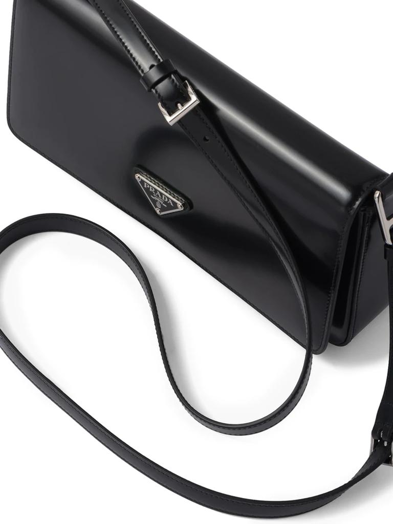 PRADA Femme brushed-leather shoulder bag商品第5张图片规格展示