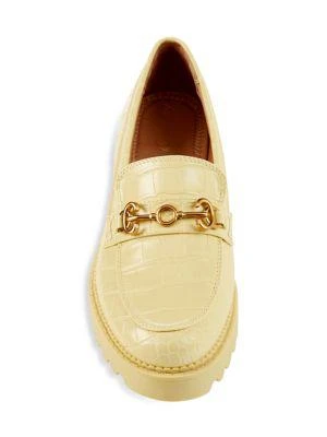 Deana Crocodile-Embossed Loafers 商品