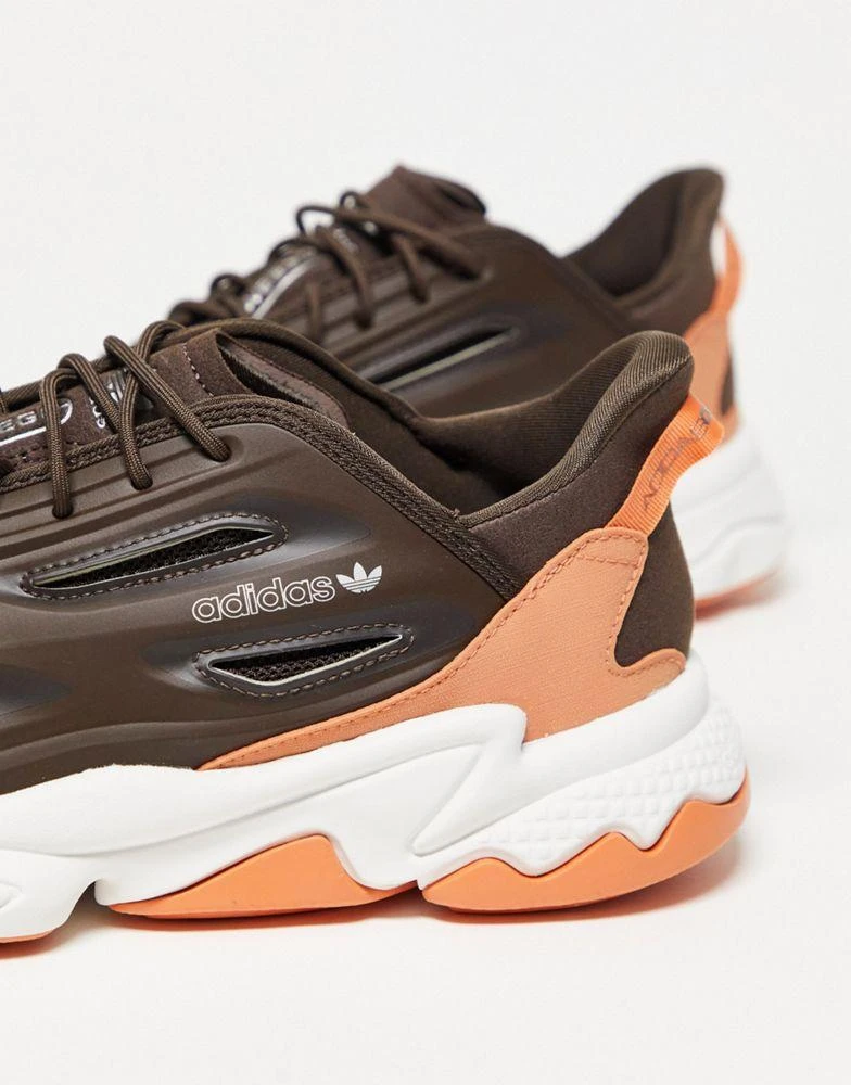 商品Adidas|adidas Originals Ozweego Celox trainers in brown and orange,价格¥927,第2张图片详细描述