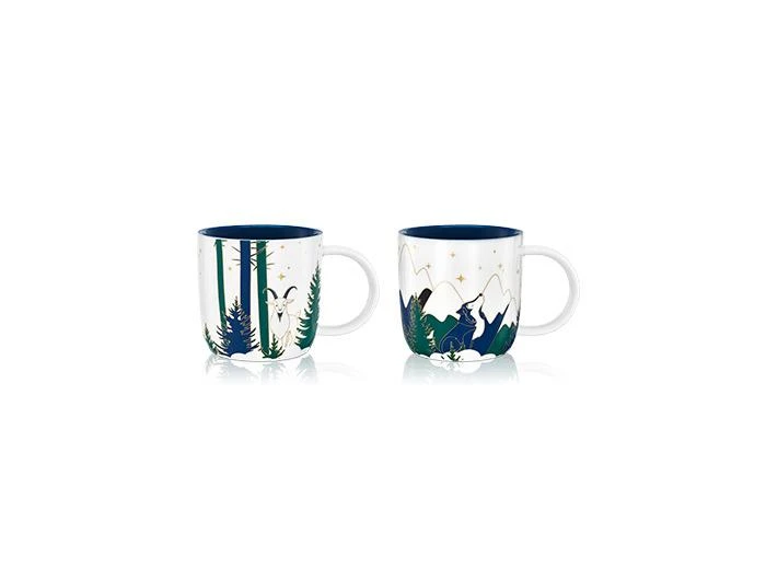 商品kusmi tea|Coffret 2 mugs Hiver 2024 - Motifs loup et bouc,价格¥179,第1张图片