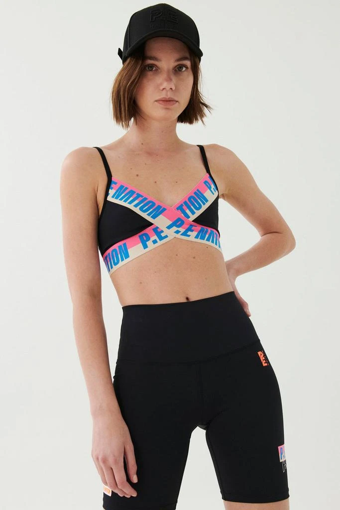 商品PE Nation|Half Volley Sports Bra - Black,价格¥735,第2张图片详细描述