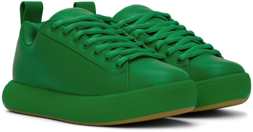 商品Bottega Veneta|Green Pillow Sneakers,价格¥7431,第4张图片详细描述