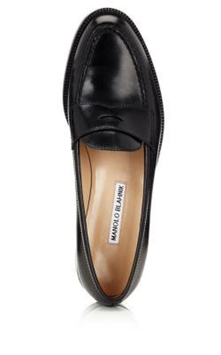 商品Manolo Blahnik|Vazca Penny Loafers,价格¥5540,第4张图片详细描述