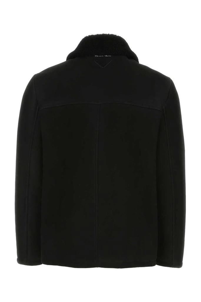 商品Prada|Prada Buttoned Long-Sleeved Jacket,价格¥28238,第2张图片详细描述