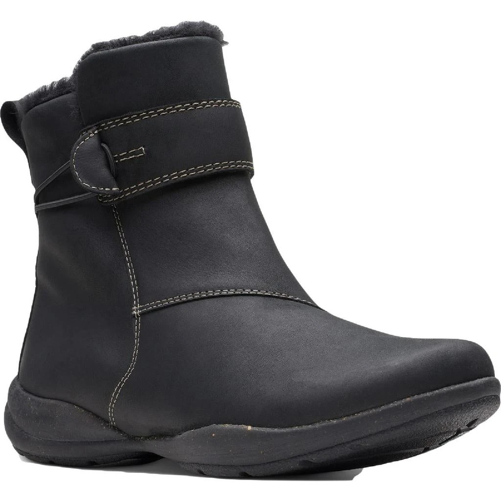 商品Clarks|Clarks Roseville Women's Leather Faux Fur Lined Waterproof Ankle Boot,价格¥335,第1张图片