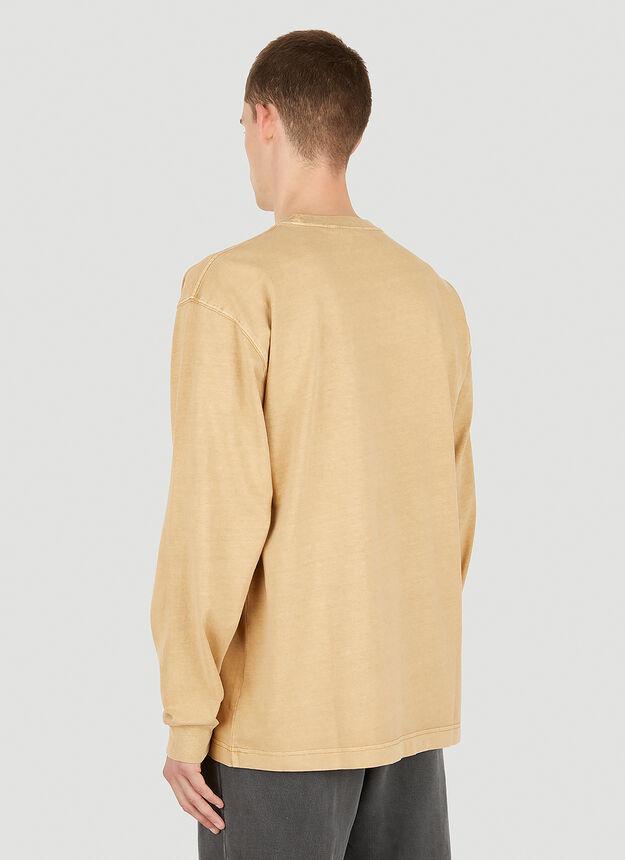 Vista Long Sleeve T-Shirt in Beige商品第4张图片规格展示