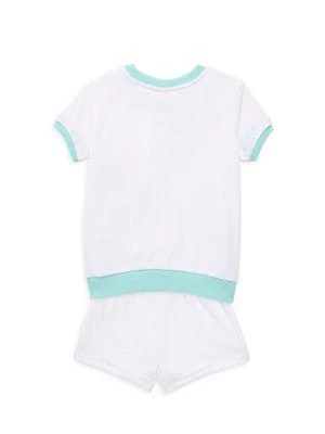 商品Juicy Couture|Little Girl’s 2-Piece Rainbow Tee & Shorts Set,价格¥79,第2张图片详细描述
