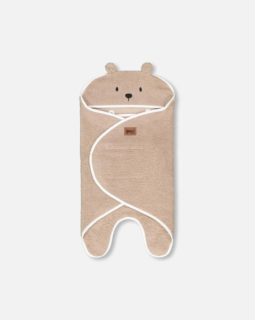 商品Deux par Deux|Baby Cocoon Blanket Brown Teddy Bear,价格¥339,第1张图片