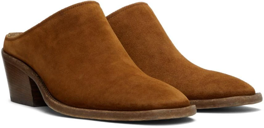 商品Acne Studios|Tan Suede Mules,价格¥2339,第4张图片详细描述