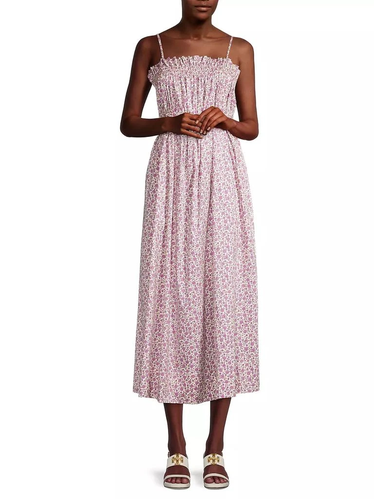 商品Tory Burch|Floral Ruffle-Top Maxi Dress,价格¥1409,第2张图片详细描述