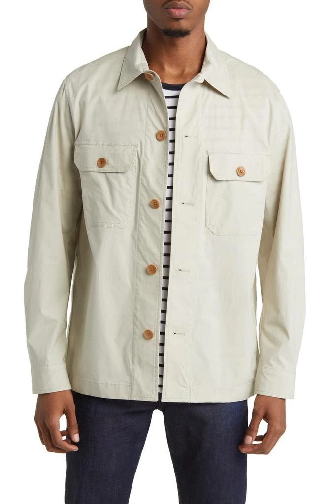 商品Hugo Boss|Carper Stretch Cotton Shirt Jacket,价格¥1199,第1张图片