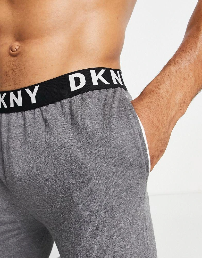 商品DKNY|DKNY Eagles lounge pant with logo waistband in charcoal,价格¥138,第4张图片详细描述