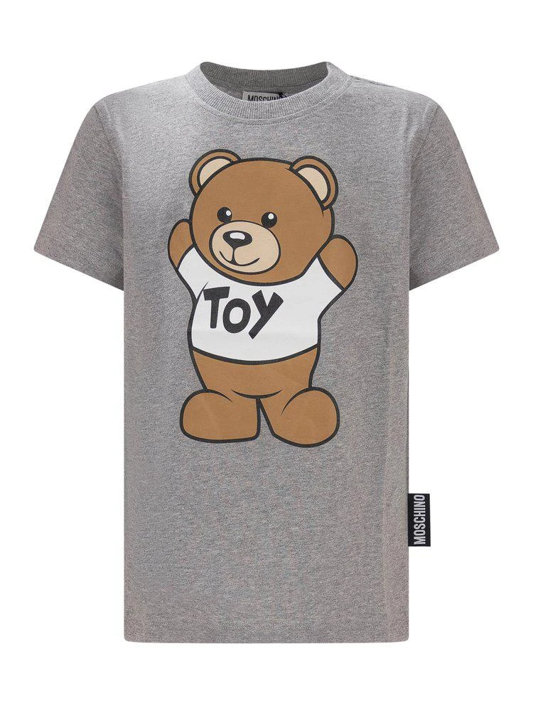 商品Moschino|Moschino Kids Logo Printed Crewneck T-Shirt,价格¥653,第1张图片