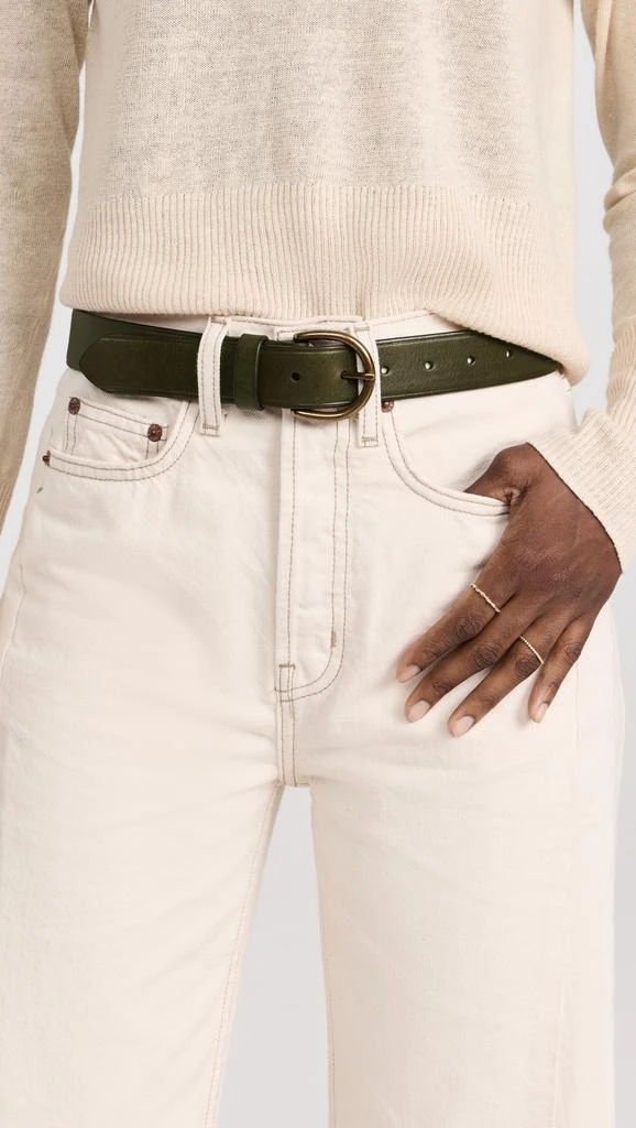 商品Madewell|Medium Perfect Leather Belt,价格¥365,第2张图片详细描述