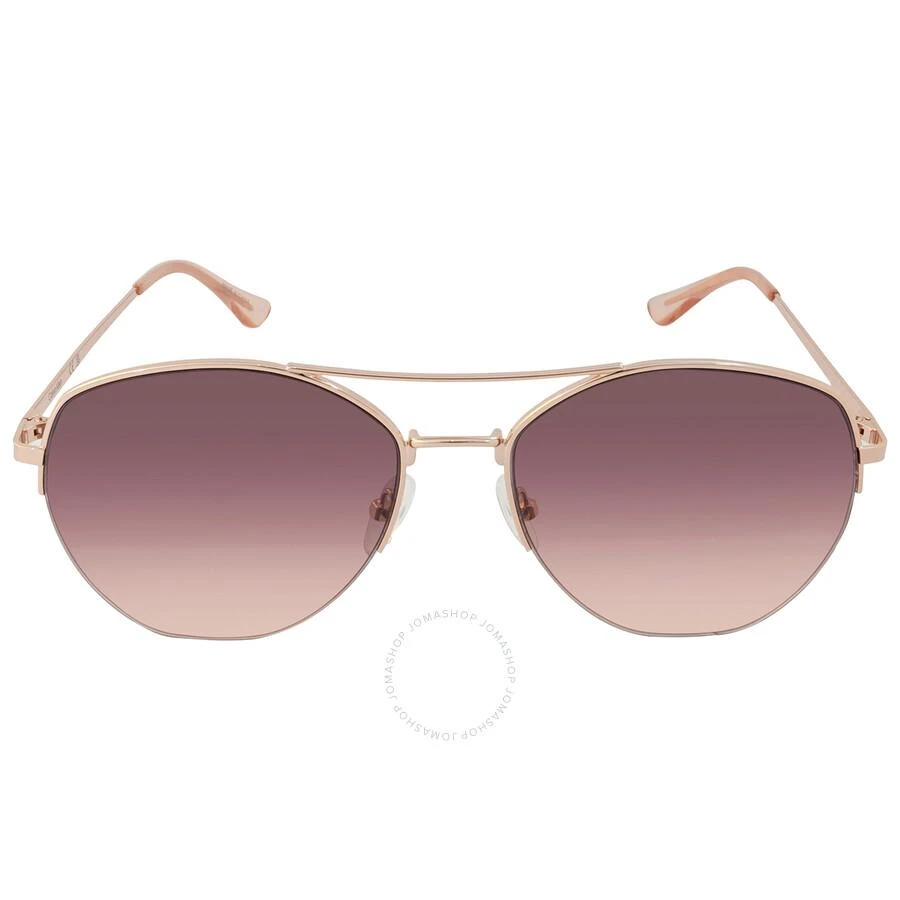 商品Calvin Klein|Pink Gradient Pilot Ladies Sunglasses CK20121S 780 57,价格¥171,第1张图片