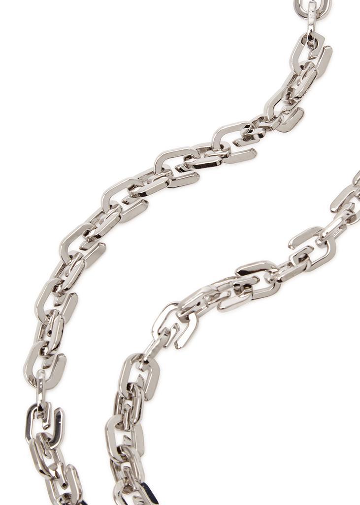 商品Givenchy|G Link silver-tone necklace,价格¥4399,第5张图片详细描述