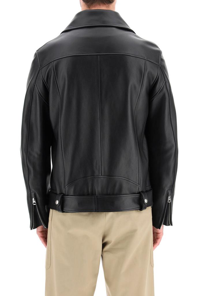 Acne studios leather biker jacket商品第3张图片规格展示
