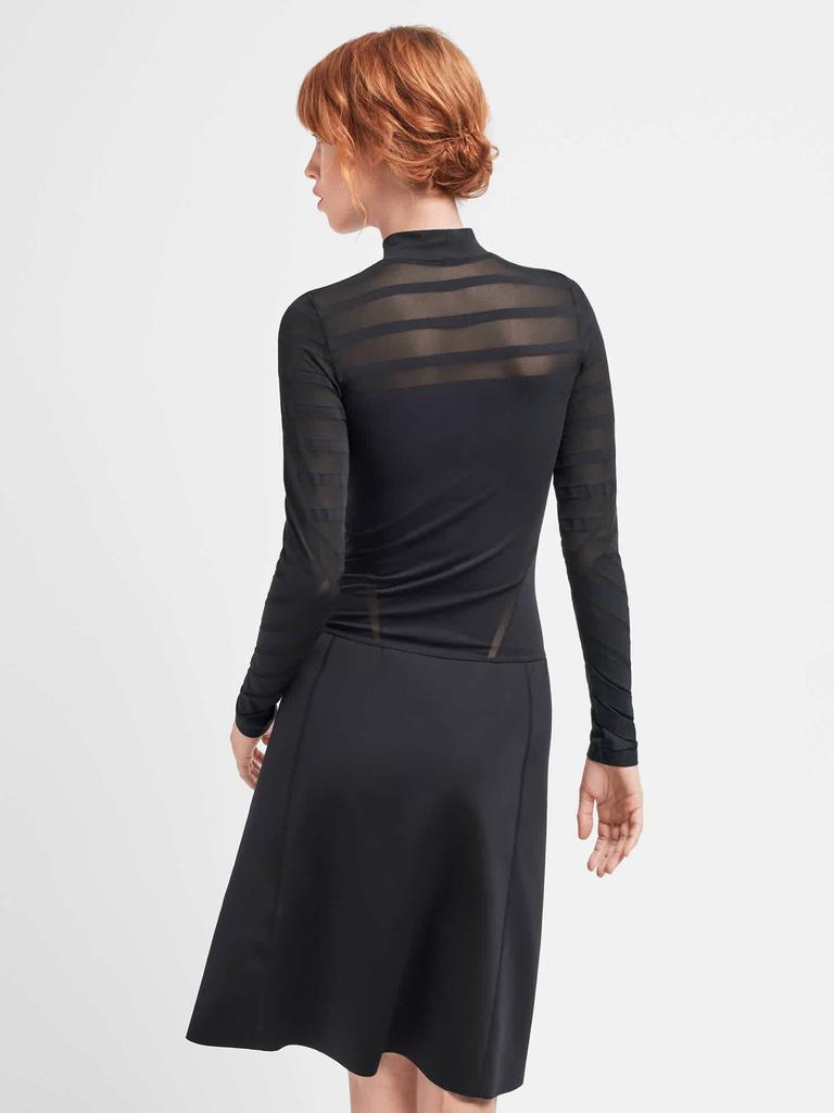 Wolford Ladies Black / Black Logan Long Sleeve Dress, Size Small商品第3张图片规格展示