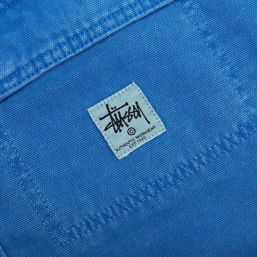 商品STUSSY|Stussy Washed Canvas Shop Jacket - Blue,价格¥1986,第3张图片详细描述