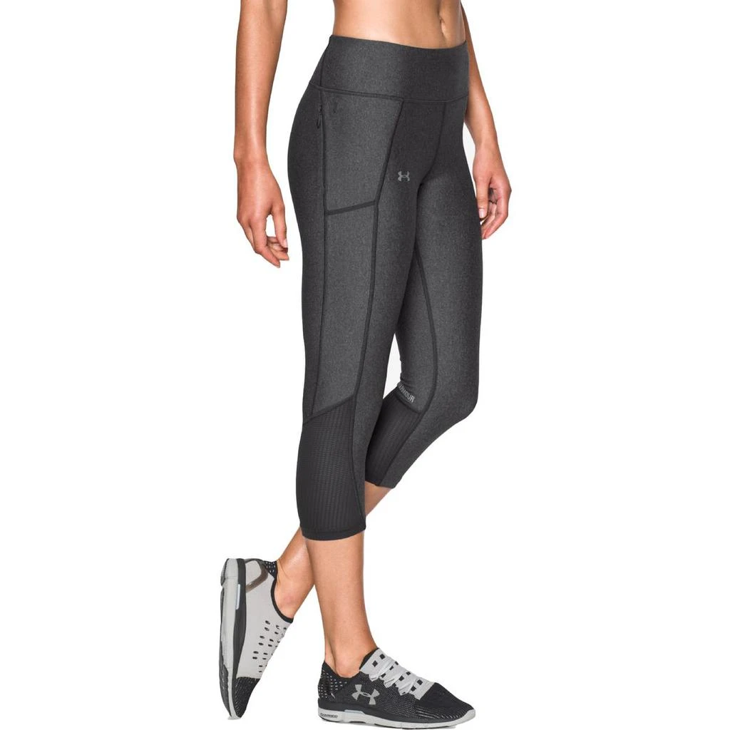 商品Under Armour|Under Armour Fly By Women's Mesh Inset Compression Fit Activewear Capri Leggings,价格¥106,第2张图片详细描述