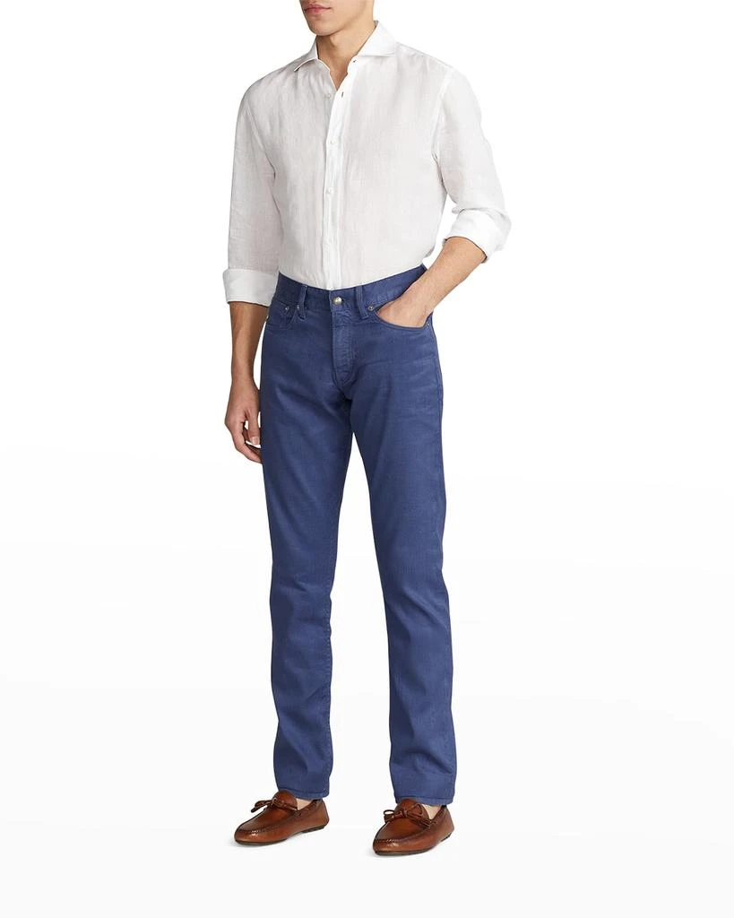 商品Ralph Lauren|Men's Slim Fit Linen-Cotton Stretch Jeans,价格¥2224,第3张图片详细描述