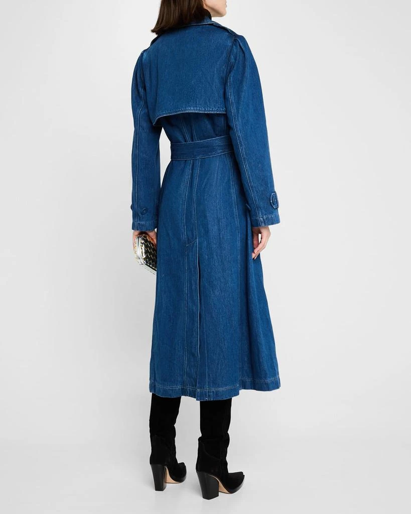 商品Paige|Raina Denim Trench Coat,价格¥4085,第3张图片详细描述