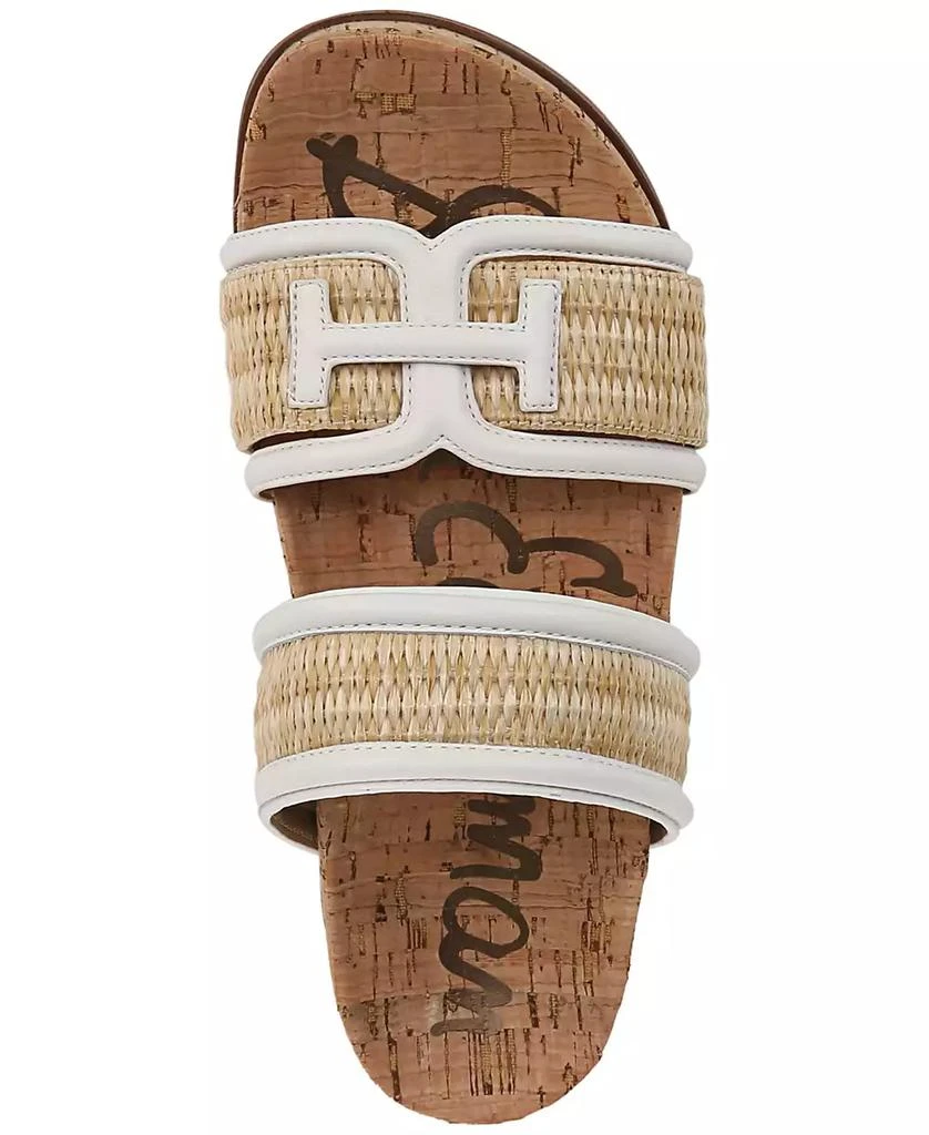 商品Sam Edelman|Women's Rowan Emblem Slide Footbed Sandals,价格¥177,第4张图片详细描述