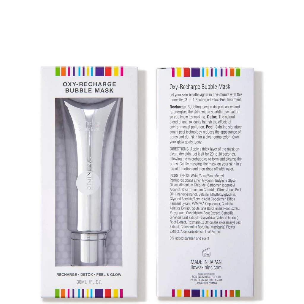 商品SKIN INC Supplement Bar|SKIN INC Supplement Bar Oxy-Recharge Bubble Mask,价格¥452,第2张图片详细描述