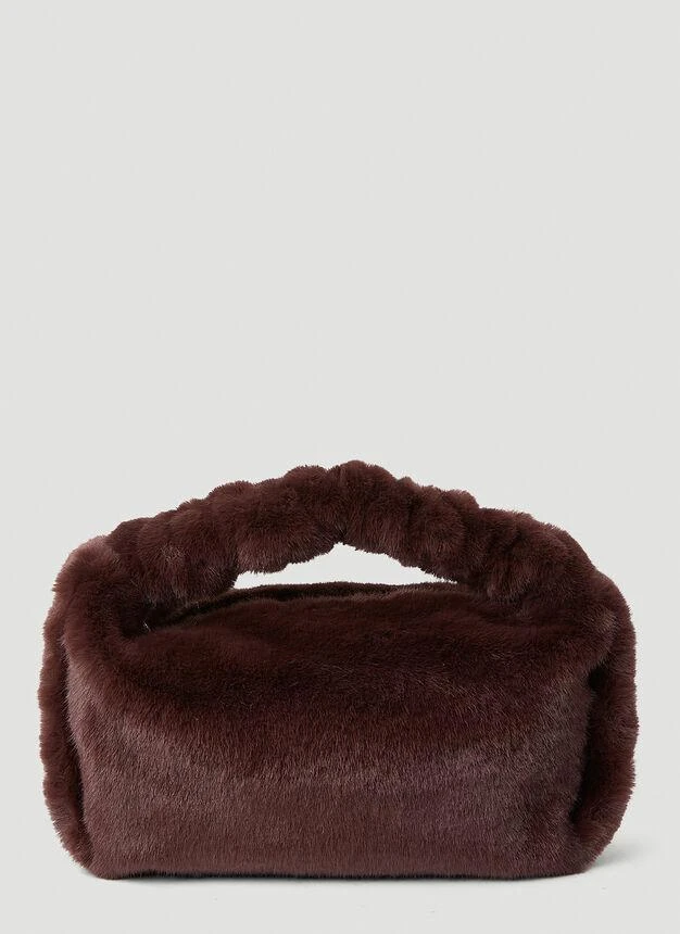 商品Alexander Wang|Scrunchie Small Handbag in Burgundy,价格¥2355,第1张图片