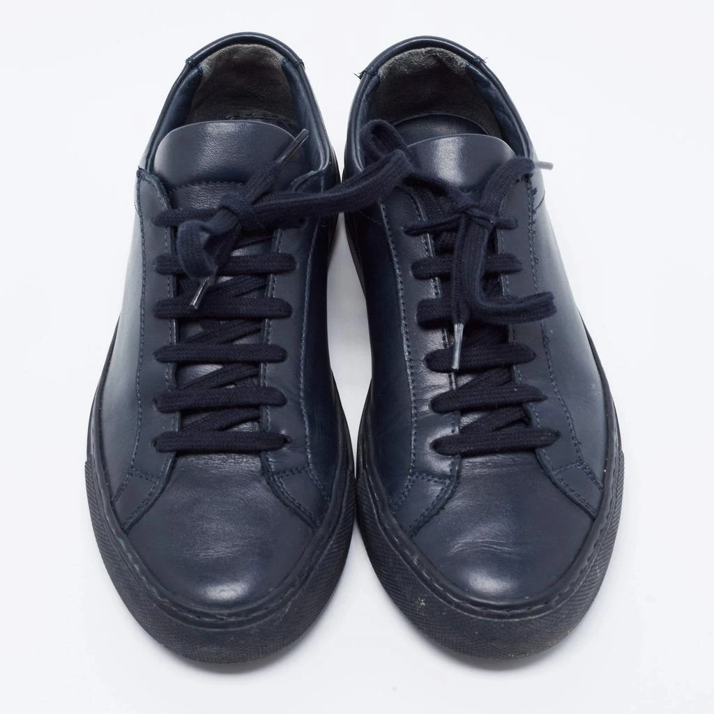 商品[二手商品] Common Projects|Common Projects Blue Leather Low Top Sneakers Size 35,价格¥809,第3张图片详细描述