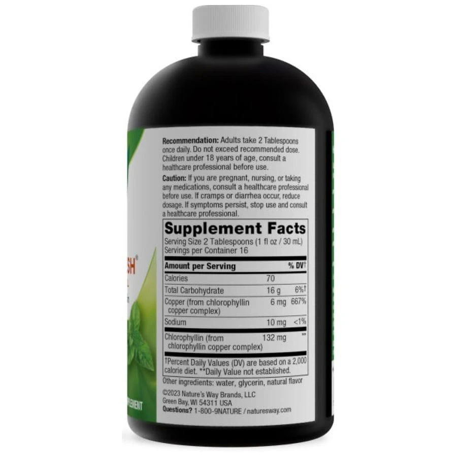 商品Nature's Way|Chlorofresh Liquid Chlorophyll Mint,价格¥116,第5张图片详细描述