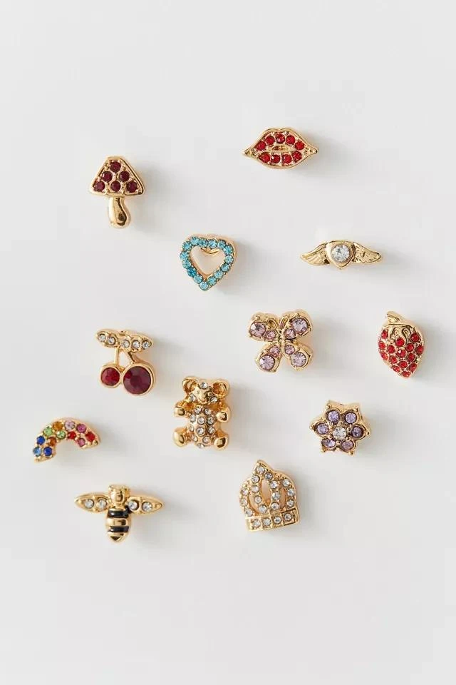 商品Urban Outfitters|Mismatch Rhinestone Post Earring Set,价格¥75,第1张图片