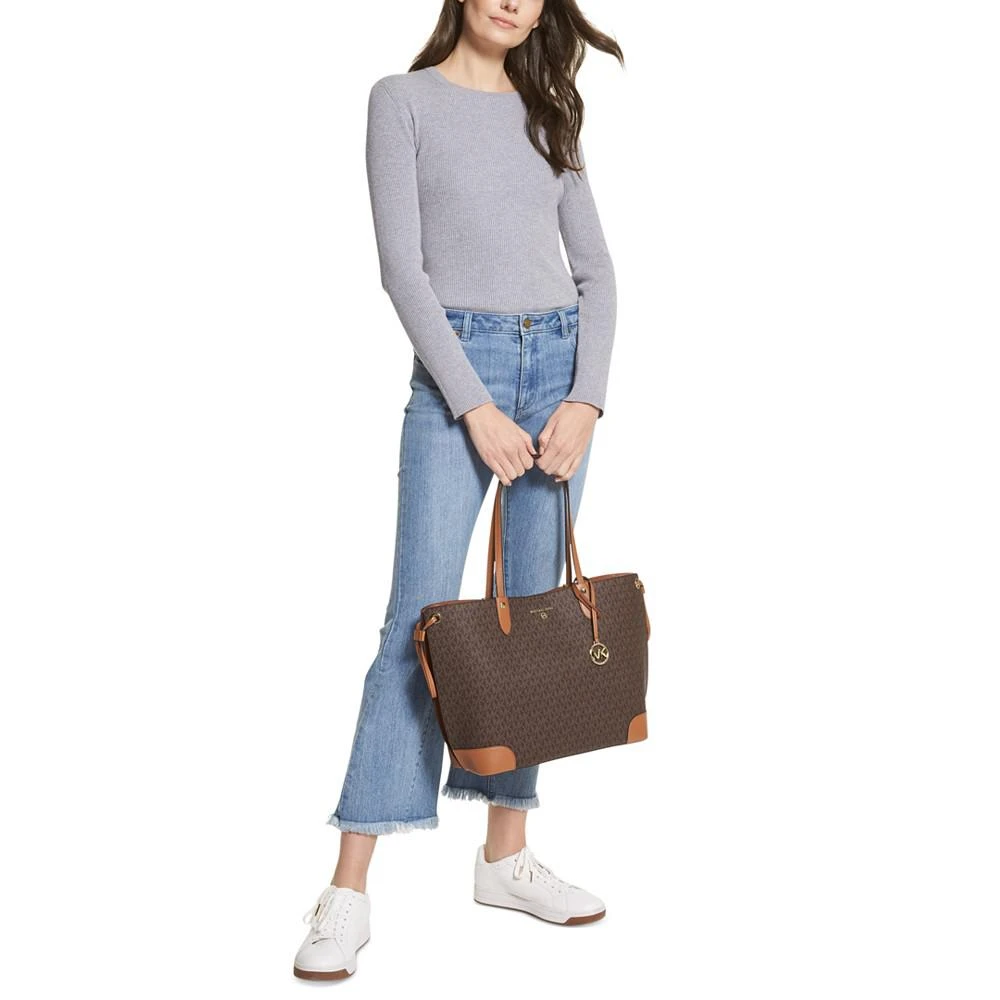 商品Michael Kors|Logo Edith Large Open Tote,价格¥1037,第3张图片详细描述