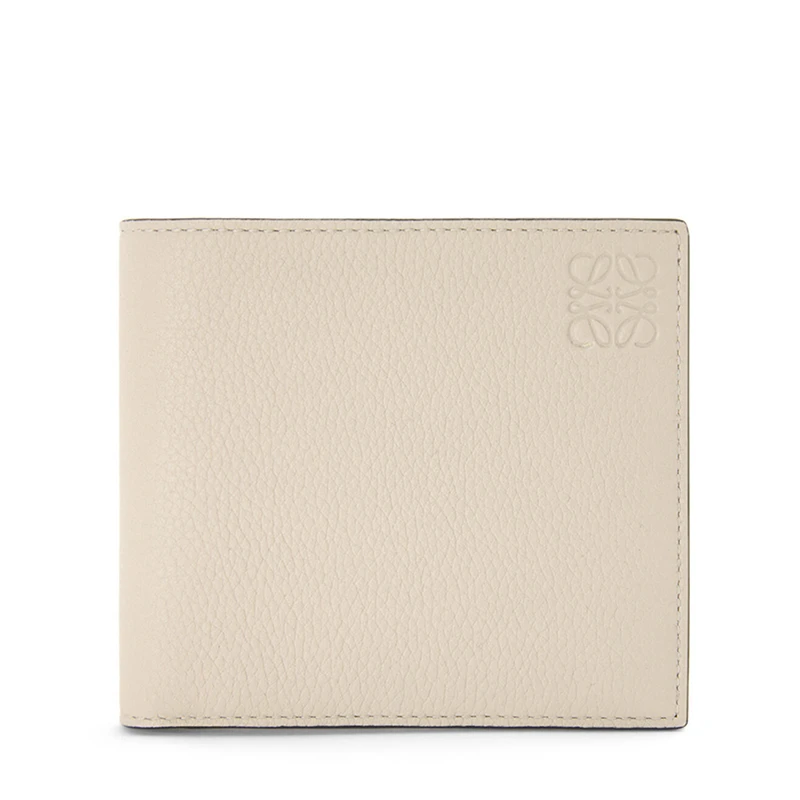 LOEWE/罗意威 21春夏款 男士浅燕麦色粒面小牛皮方形双折钱包C660302X02-2461 商品