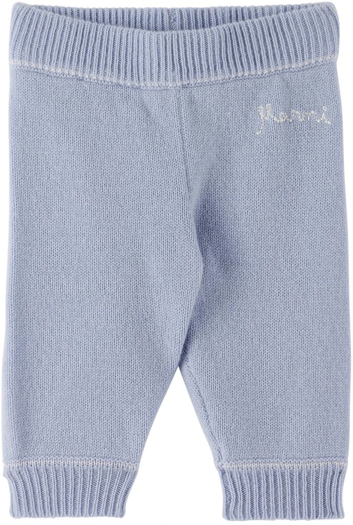 商品Marni|Baby Blue Logo Lounge Pants,价格¥1165,第1张图片