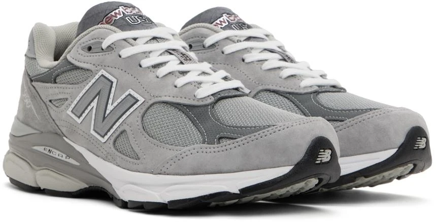 商品New Balance|Gray Made In USA 990v3 Core Sneakers,价格¥1573,第2张图片详细描述